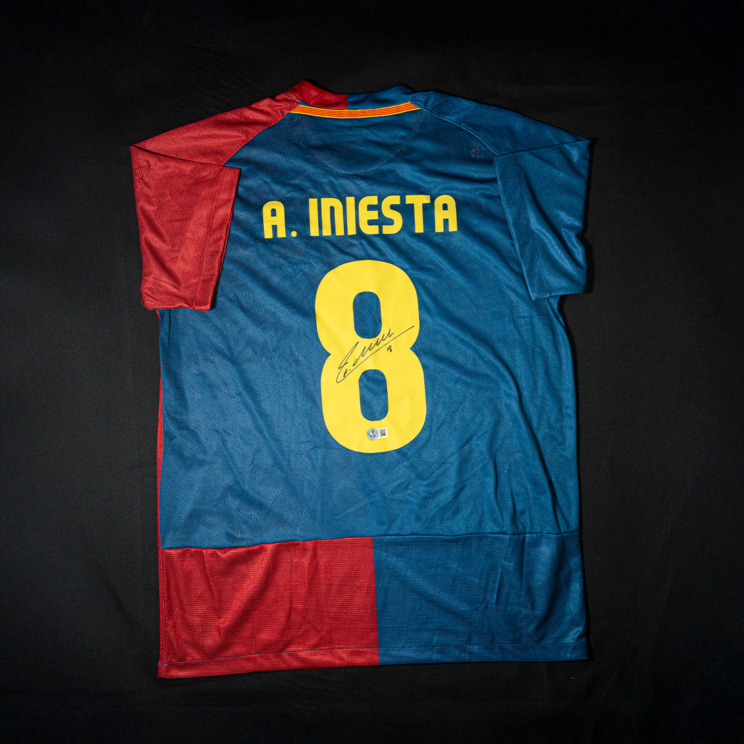 Jersey Firmado Andres Iniesta - FC Barcelona